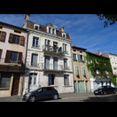 Häuser an der Saône in Tournus